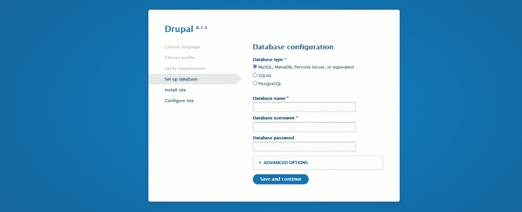 Drupal Datenbank
