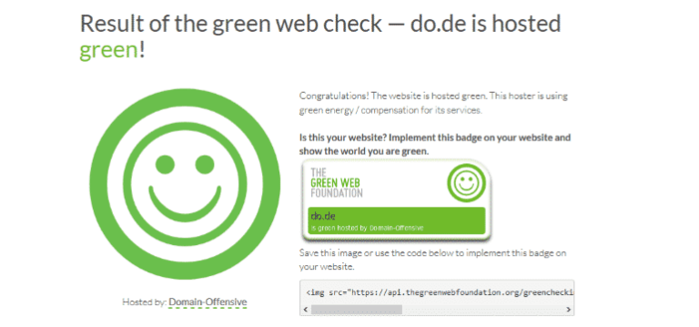 green web check