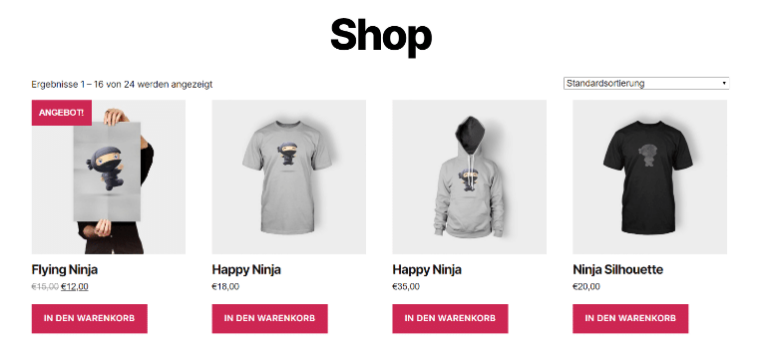WooCommerce Online-Shop