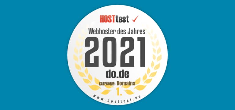 Webhoster des Jahres 2021