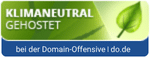 Klimaneutral gehostet bei der Domain-Offensive