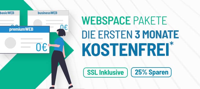 Webspace Aktion