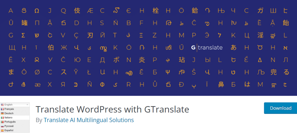 Übersetze Deine Website-Inhalte mit dem GTranslate Plugin für WordPress