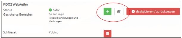 do.de - Webauthn bearbeiten
