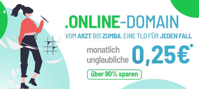 .online Domain-Promo