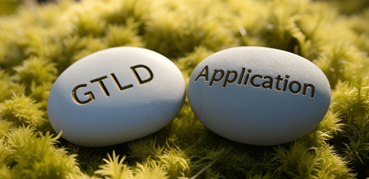 Steine mit den Keywords gTLD + Application